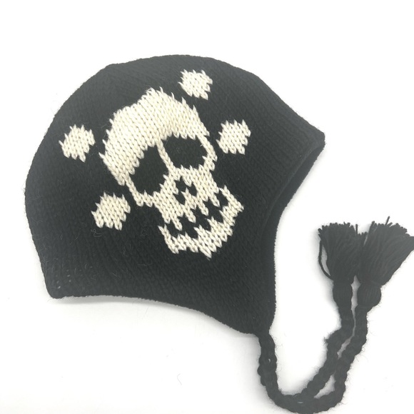 Handmade Skull Beanie Gothic Style - Picture 10 of 11